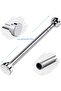 Stainless Steel Tension Shower Curtain Rod, Adjustable No Drill Curtain Pole for Bathroom, Closet, Window, Room Divider, Anti-Slip, Rustproof