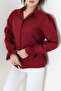 Women's White Shirt with Eyelet Embroidery Vintage - 2