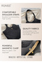 Female Diamond-Patterned Tote Bag Womens Simple Vintage Large Capacity Shoulder Bag Ladies Commuter - 6