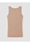 Brown U-Neck Women's Undershirt - 6