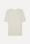 Men's Stone Color Crew Neck Short Sleeve Knitwear Sweater