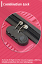 Hard Shell Horizon Line ABS Lightweight 4 PCS SET (20/24/28/32 Inch) Luggage, Combination Lock Suitcase - 6