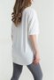 Women's Oval Cut Oversize Modal T-Shirt - 4