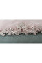 Kozan Non-Slip Base, Dowry Box, Soft Lace Detailed 2-Piece Super Luxury Oval Bath Mat Set - 5