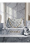Women's Star Embroidered Chain Strap Baguette Shoulder Bag Women's Shoulder Bag - 6