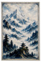 Sdt Mixed Patterned Modern Woven Base Decorative Carpet Sdtamor1038