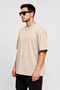 Unisex Oversize T-Shirt Men's Adult T-Shirt Basic T-Shirt Crew Neck Plain Print Short Sleeve Summer Combed Cotton T-Shirt - 3