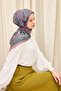 Lorena - Velora Ethnic Series Scarf - Dark Green, Green, Dusty Rose, Pink 161027-12 - 2