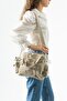 Shoulder Bag with Cross Long Strap, Multi-Pockets, 30*25 Cm, Rainproof Clinker Fabric Handbag - 2