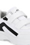 Identive I Women's Velcro White / Black Casual Sneakers - 4