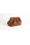 Handmade Daily Knitted Shoulder Bag Paper Rope Cinnamon Metal Hidden Burs - 2