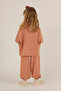 Reglan Sleeve T-Shirt Salmon - 4