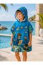 Boys' Sea-Themed Hooded Beach Poncho Quick-Dry Kids' Towel Poncho - 5