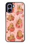 Oppo A6T Strawberry Capybara Design Glossy Phone Case
