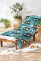 Nazar Eye Motif Beach Towel Coverlet - Bohemian Turquoise Modern Quick-Drying Microfiber Towel Coverlet - 6