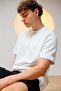 DARK SOIL | Oversized Basic T-shirt in Cotton White - 3