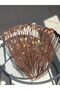 Brown Tone 40 Decorated Rasta Items |   Non-Removable Hair Accessory - 2
