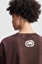 Ecko Red Madelyn Loose Boyfriend Fit Crew Neck Printed 100% Cotton Women's Brown Tshirt - 4