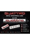 Audi Quattro Metal Adhesive Logo 6.6 cm X 1 cm - 2