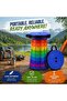 Portable Adjustable Folding Camping Stool Lightweight Travel Seat