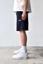 Flaw Embroidered Elastic Waist Shorts - 2