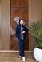Double Suit with Zipper and Belt Detail