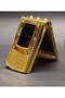 Mini Metal Flip Phone – Dual SIM GSM, Ultra-Compact Size