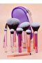 10Pcs Multi-Color Travel Makeup Brush Set Cosmetic Brushes Kit Brush Kit Makeup Brushes Set