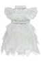 Beli Belted Tulle Dress for 6-12 Years - White - 3