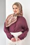 وشاح مونار حديث بلون الموكا 90×90 - 2