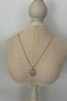 Minimal Steel Heart Necklace with Embossed Zircon Stone Detail - 2