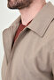 Straight Slim Fit Shirt Collar Zippered Men's Coat Trousers Mink - 17166.26Y - 2