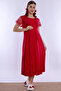Maternity Nightgown Suitable for Pre- and Postpartum Use Effortt - Cherry - 3