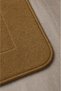 Brown 3-Piece Large Size Bathroom Rug Mat Set Non-Slip Leather Based Washable Toilet Set Venisa - 4
