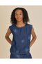 Senior Girls Navy Denim Blouse
