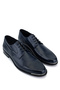 Men's Genuine Leather Navy Blue Classic Shoes - 2