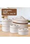 Stainless Steel Bento Box Adult Lunch Box, Bento box with Thermos,Portable Insulated Food Lunch Container Set, 4 Separate Stackable Lunch Container Microwave - 2