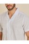 Men Ivory Striped Casual Shirt - 4