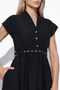 Busem Textured Belted Long Dress - 4