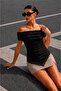 Women's Lace Detailed Cotton Ribbed Undershirt Blouse 217 - 3