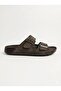 Unisex Adjustable Double Buckle Non-Slip Sole Slippers - 7