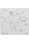 Caramell 100% Cotton Soft Textured Heart Detailed Premium 10 Piece Baby Girl Hospital Discharge Set - 3
