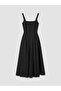 Lcw Vision White Square Neck Polka Dot A-Line Dress - 3