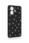 Vivo V60 Lite Compatible Mini Bow Black Patterned Silicone Case - 3