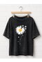 Acid Washed Oversize Unisex T-Shirt Washed Vintage Street Style Street Fashion Cotton Comfortable Fit Daily Wear T-Shirt