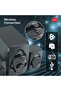 نظام سماعات متعدد القنوات Impex Micro R1 2.1 بقوة 2000 واط PMPO RMS، مع مضخم صوت 4 بوصات - 5