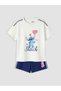 Quality Pieces from Çelebi Store Popular Cartoon Hero Themed Printed Girls' Shorts Set