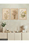 Daisies 3 Piece Wooden Framed Painting Act - 3