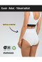 Women's Organic Cotton 5-Piece High Waist Comfort Hipster Panties - 4