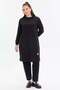 Basic Comfortable Fit Long Women's Tunic - 3